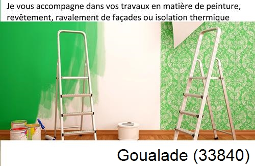 Peintre sols à Goualade-33840